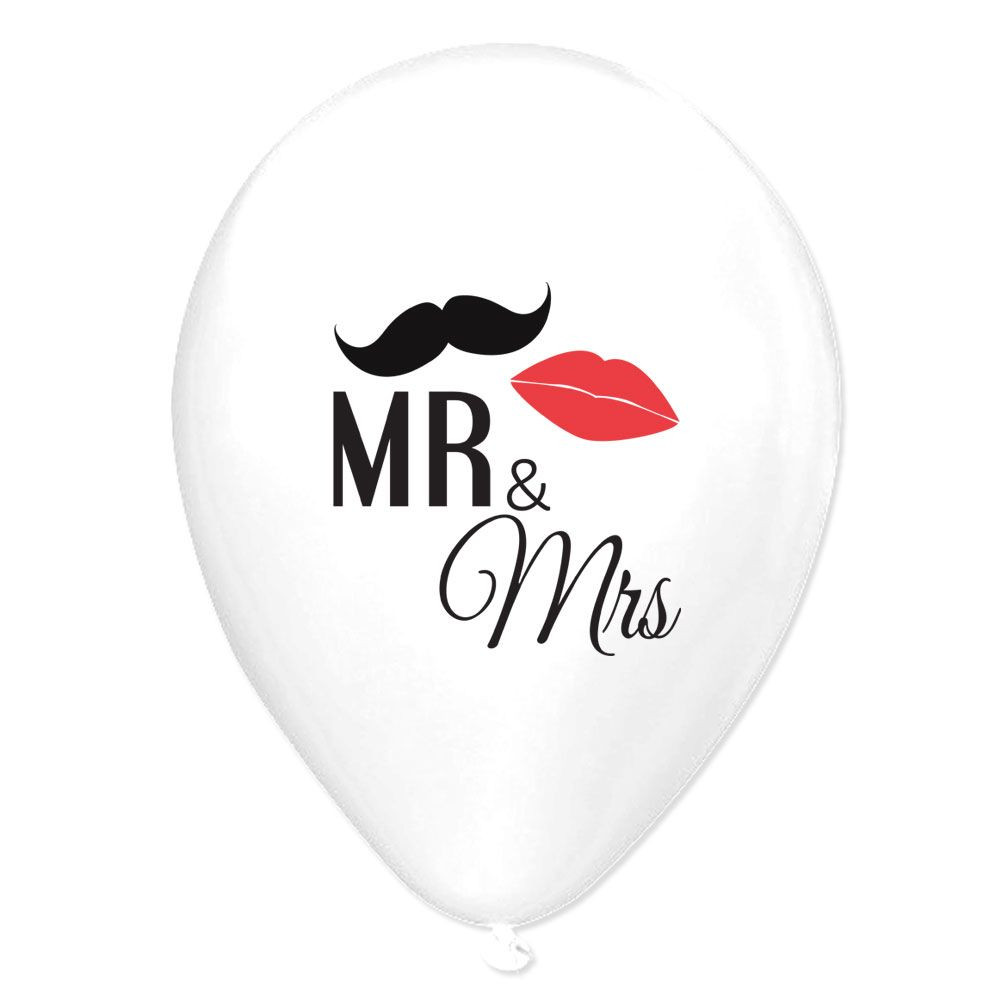 Clipart Polterabend Hochzeit
 Luftballons "MR & MRS" Polterabend Deko