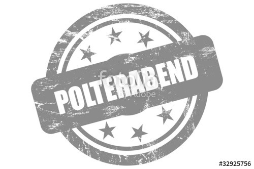 Clipart Polterabend Hochzeit
 "Sternen Stempel basalt POLTERABEND" Stockfotos und