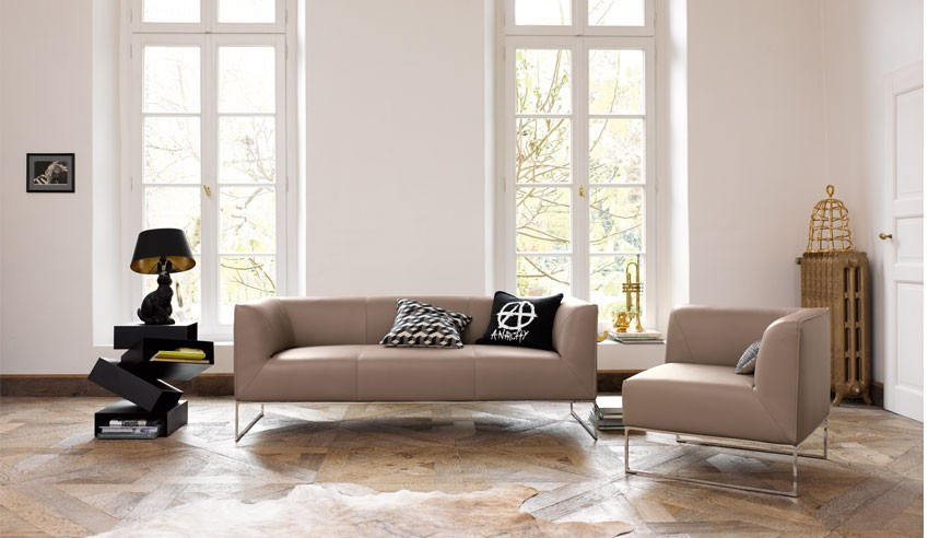 Cor Sofa
 COR Sofa 2 Sitzer MELL LOUNGE Stoffbezug verschiedene