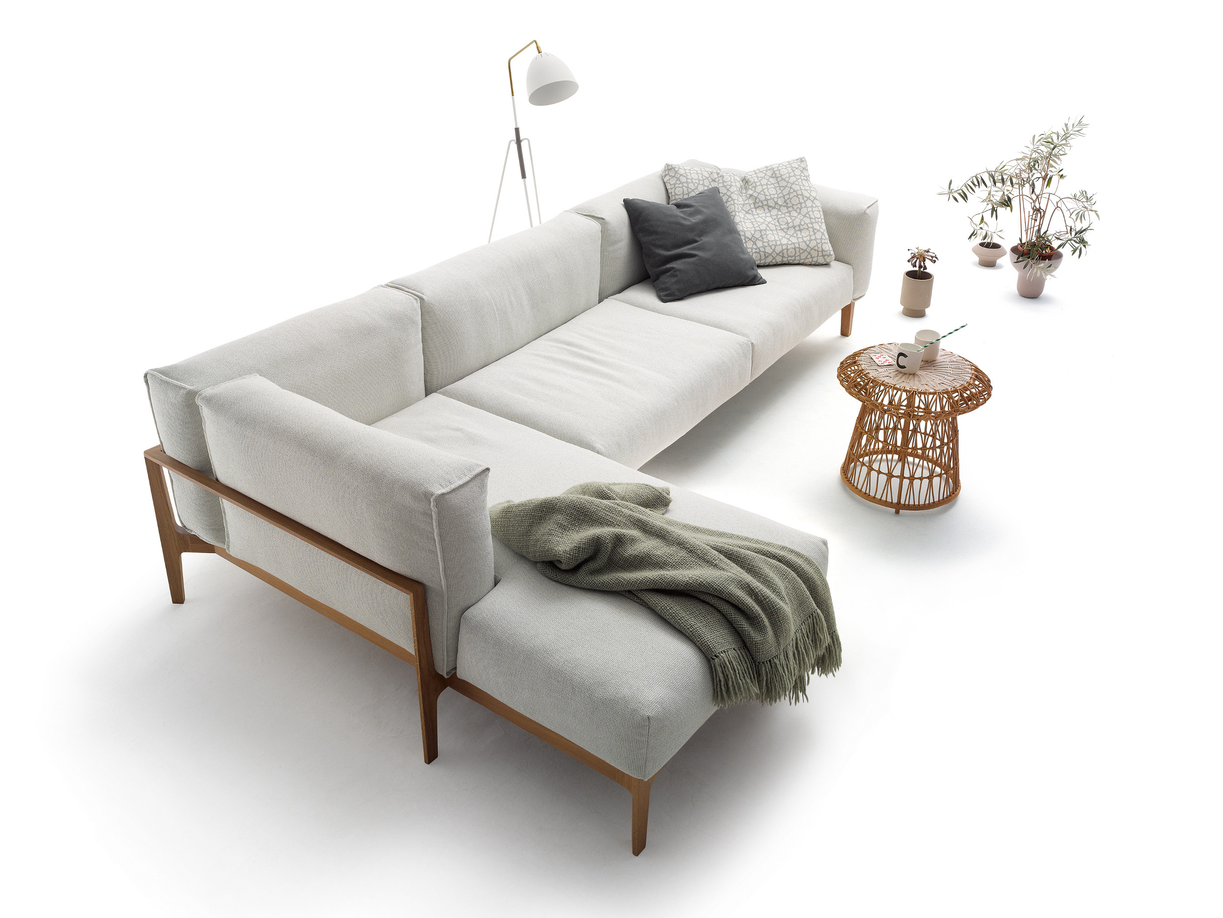 Cor Sofa
 ELM Corner sofa by COR Sitzmöbel Helmut Lübke design Jehs Laub