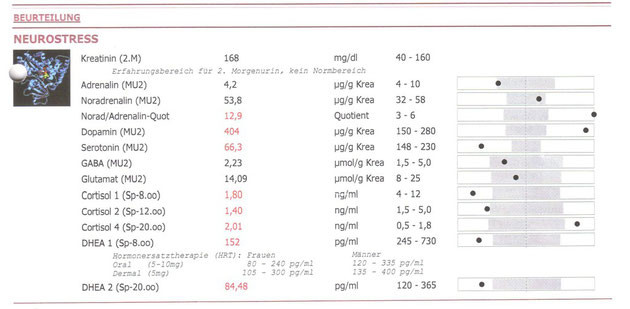 Cortisol Werte Tabelle
 Diagnose der Nebennierenschwäche Hashimoto SELBST