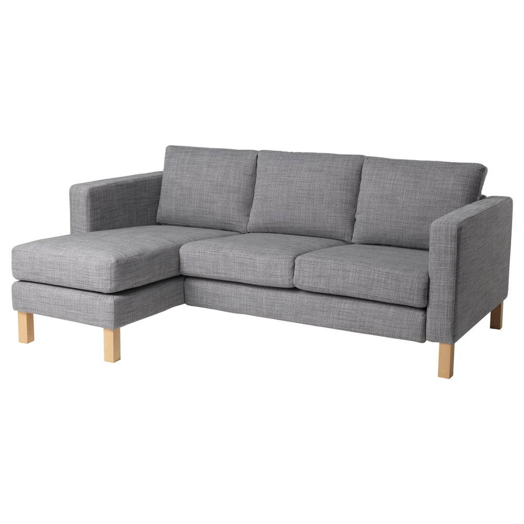 Couch Ikea
 I started with a Karlstad sectional couch that came with