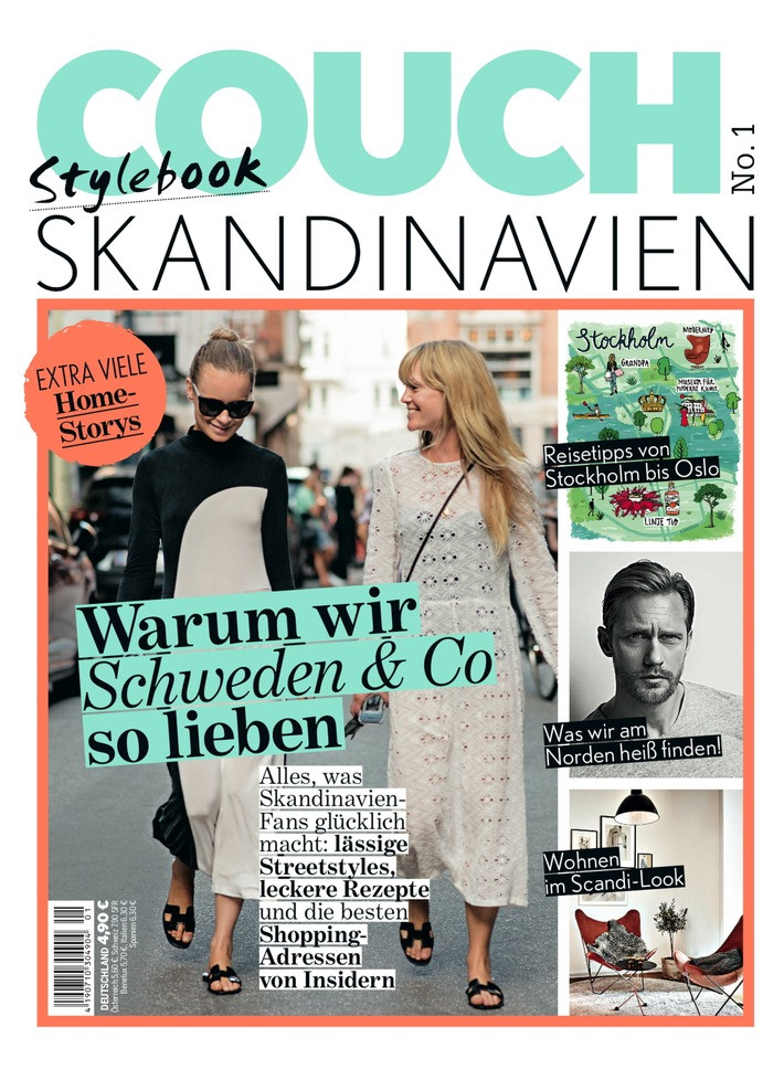 Couch Magazin
 Fashion Magazin COUCH das Stylebook No 1 Skandinavien