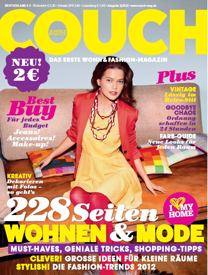 Couch Magazin
 COUCH das Magazin für Wohnen und Fashion