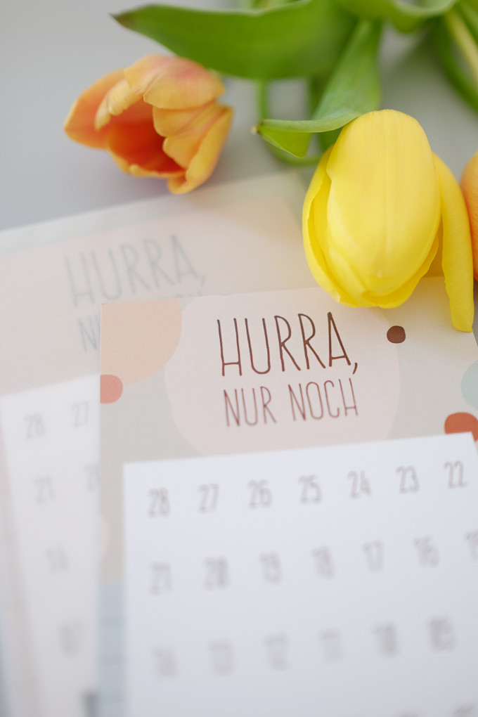 Countdown Kalender Hochzeit
 4 Wochen Countdown Kalender das Hochzeitsgeschenk als