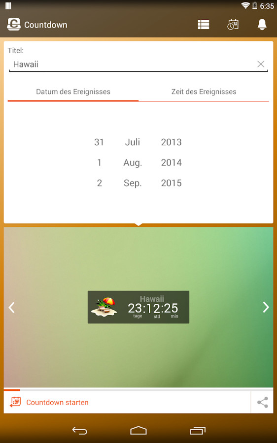 Countdown Zähler Hochzeit
 Tageszähler Countdown Countdown Zähler – Android Apps