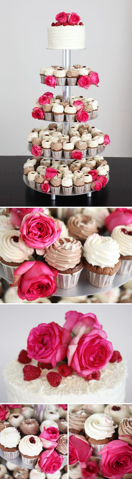Cupcake Torte Hochzeit
 Die besten 25 Cupcake hochzeitstorten Ideen auf Pinterest