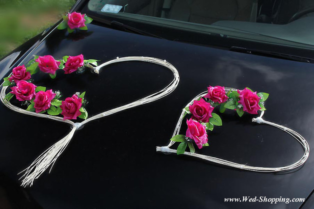 Da Wanda Hochzeit
 Hochzeitsdeko Autodekoration Hochzeit Rosen und Rattan