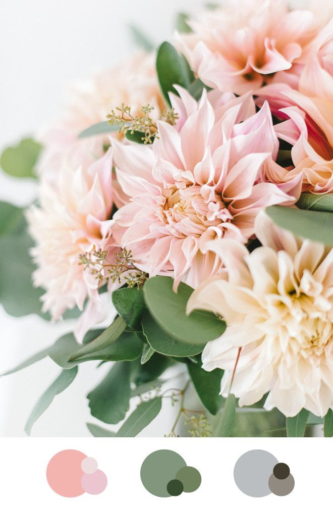 Dahlien Brautstrauß
 Florale Inspiration zauberhafte Café au Lait Dahlien