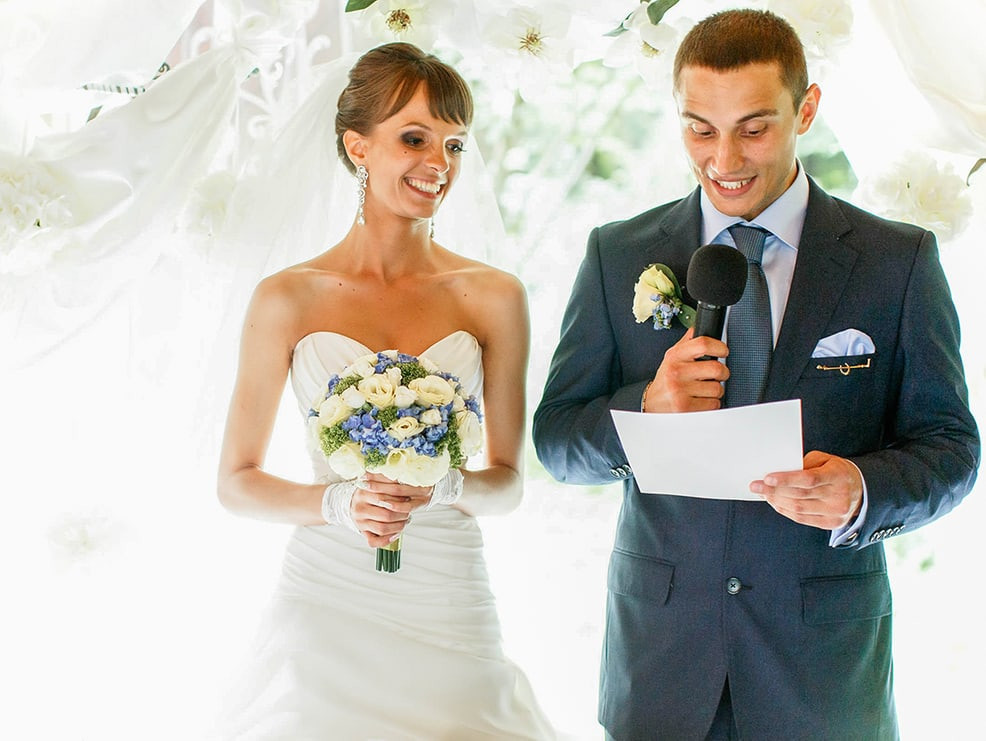 Dankesrede Hochzeit
 Hochzeitsreden – Eine Dankesrede mit Witz und Charme