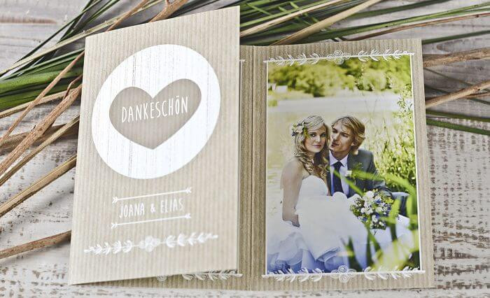 Dankkarten Hochzeit
 Dankeskarten Hochzeit