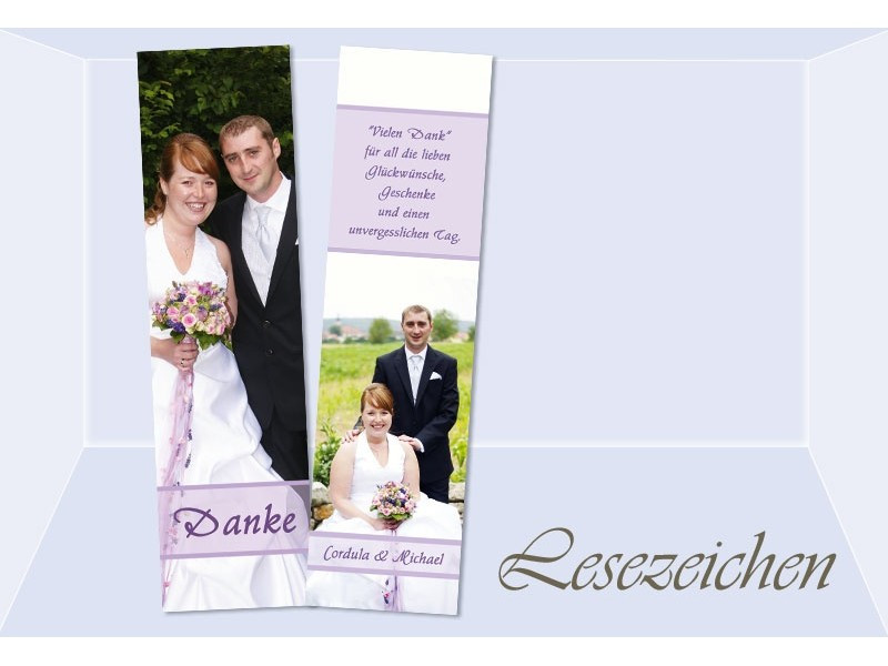 Danksagung Hochzeit Text Persönlich
 Danksagung Hochzeit Lesezeichen Karte Danksagungskarte