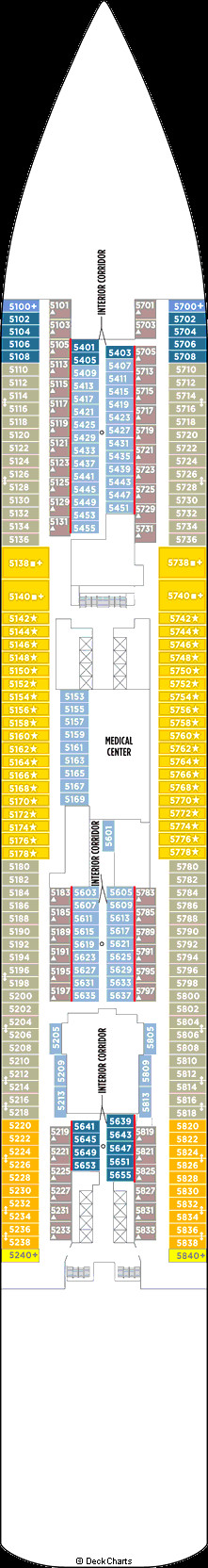 Deck 5
 Norwegian Getaway Deck 5 Cruise Critic