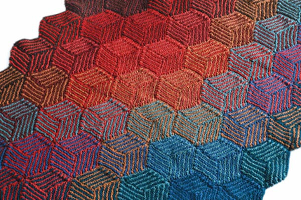 Decke Stricken Anleitung Kostenlos
 Decke aus Illusion Cubes Stricken und Häkeln mit eliZZZa