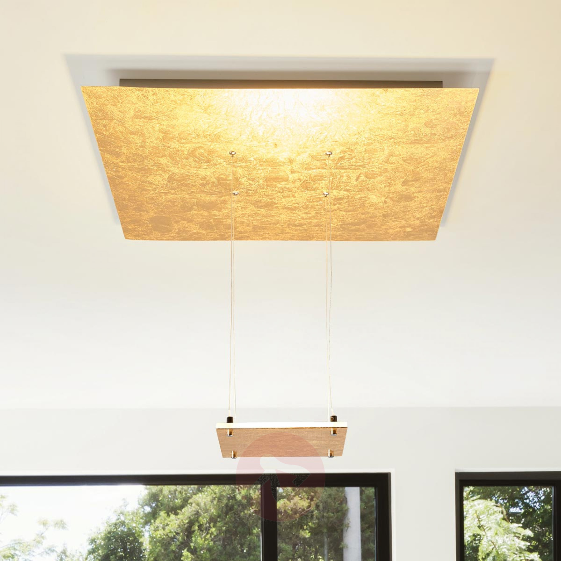 Deckenleuchte Indirektes Licht
 Goldene LED Deckenlampe Marlou indirektes Licht kaufen