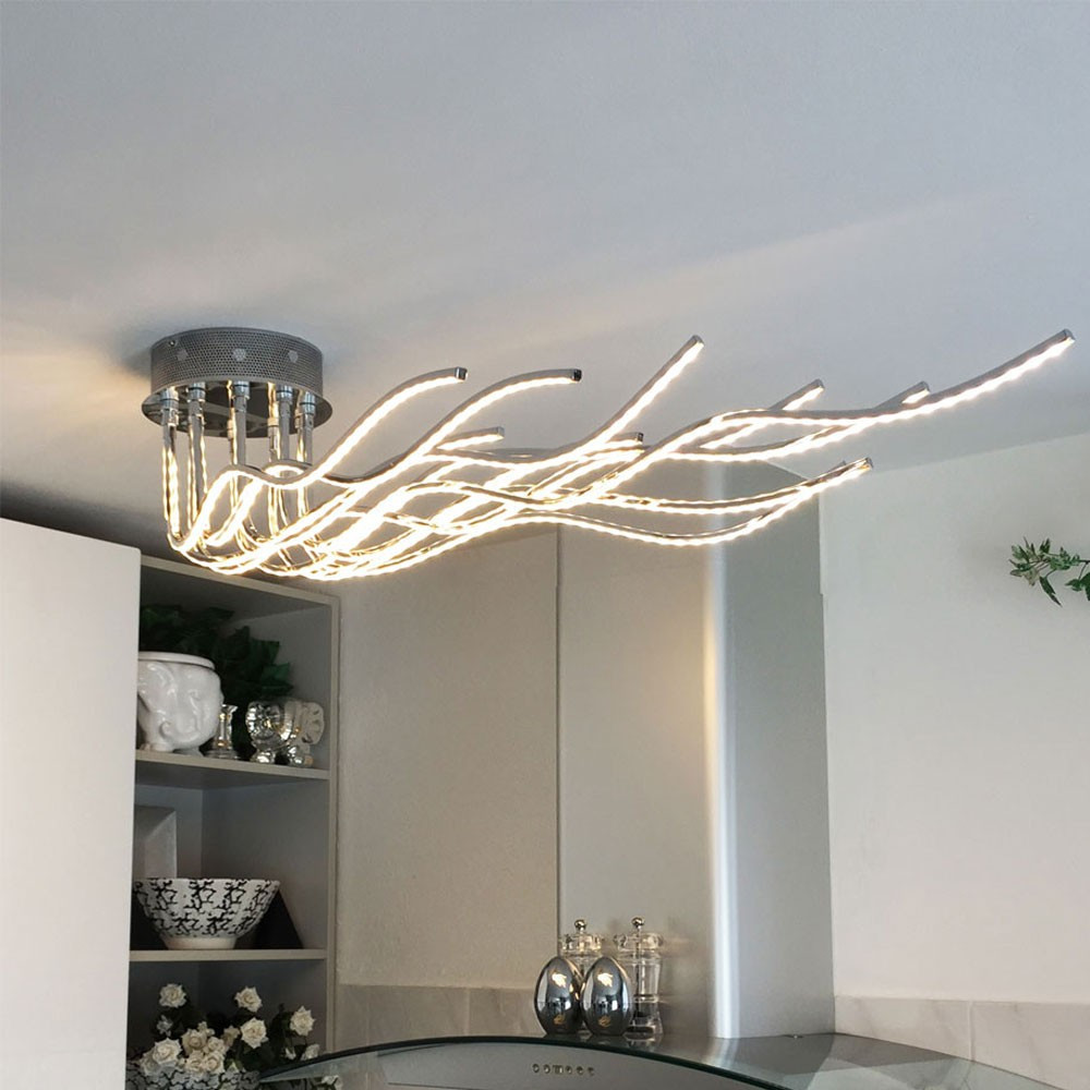 Deckenleuchten Design
 Sculli Design LED Deckenleuchte mit Metallarmen