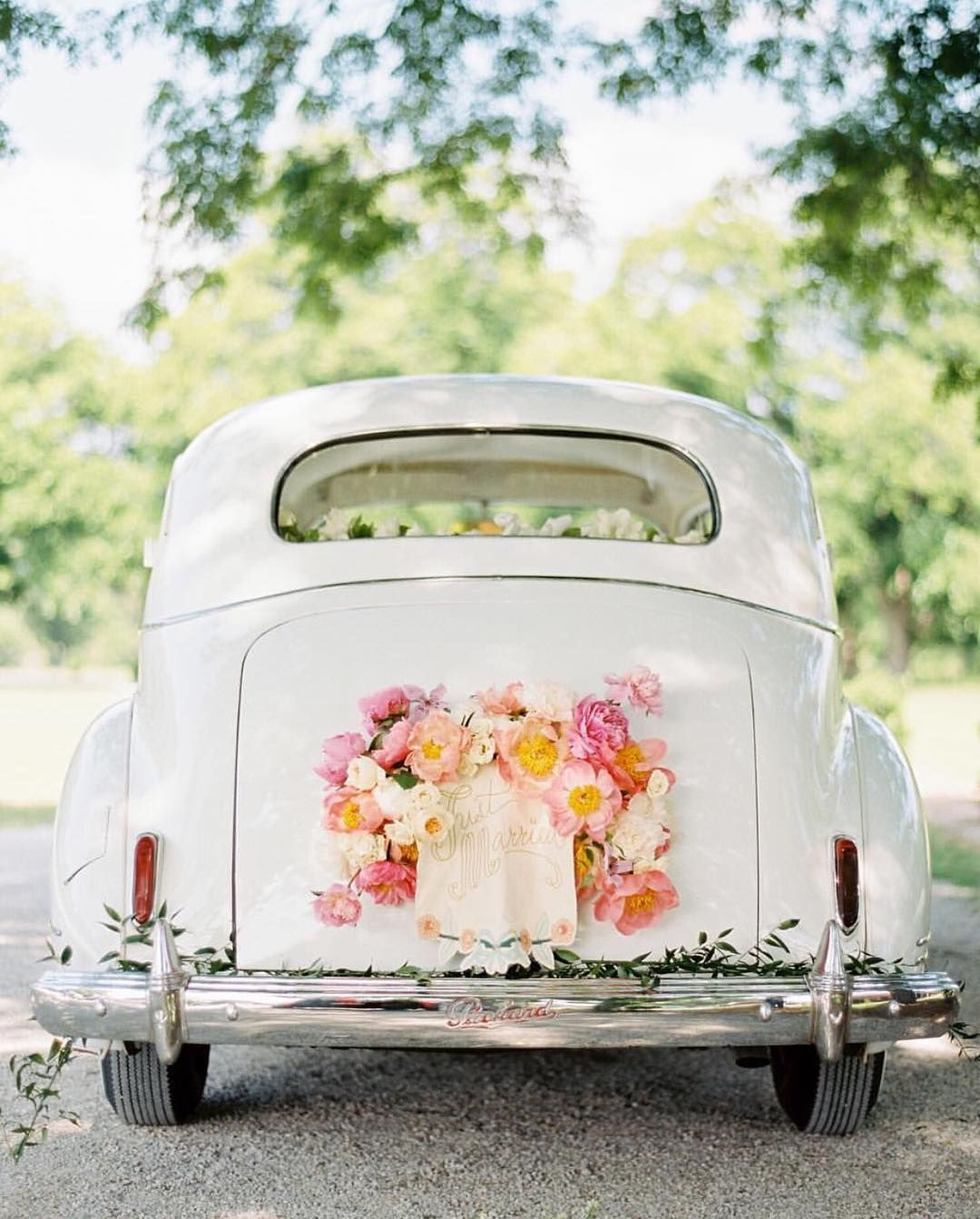 Deko Auto Hochzeit
 Getaway Wonderful Wedding Details Ideas