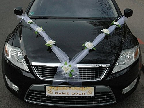 Deko Auto Hochzeit
 Autoschmuck Fur Hochzeit