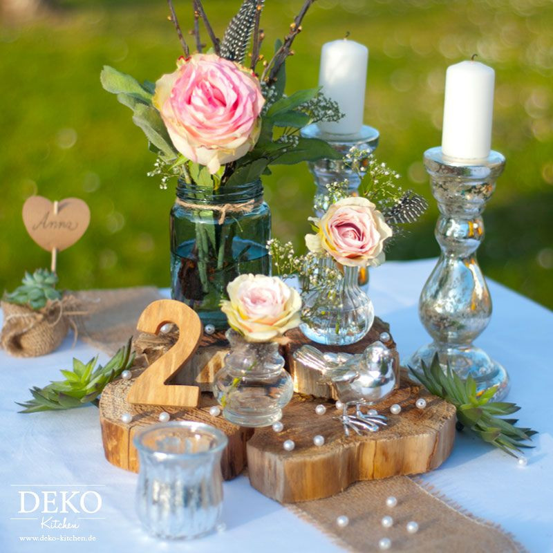 Deko Hochzeit Selber Machen
 DIY Hochzeitsdeko romantisch rustikal selber machen Deko