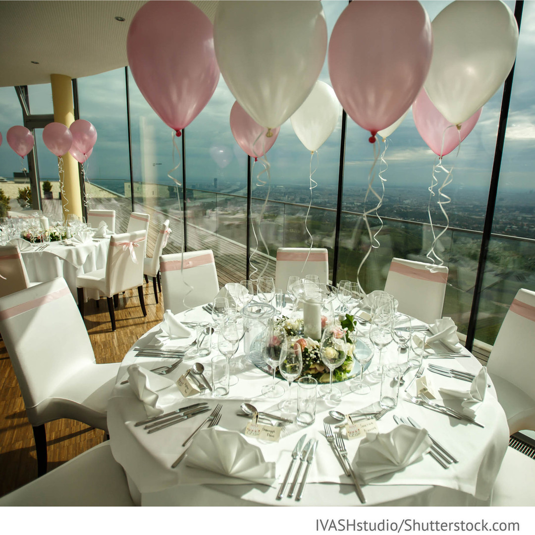 Dekoservice Hochzeit
 Luftballons Dekorieren mit Luftballons