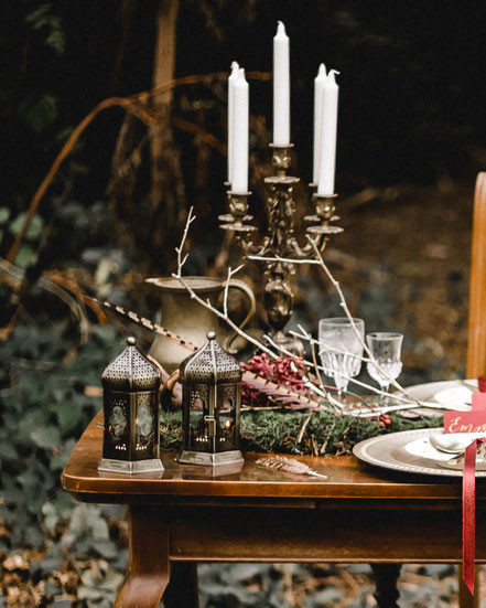 Dekoverleih Hochzeit
 Licht & Co thefeatherette Dekoverleih Verleih