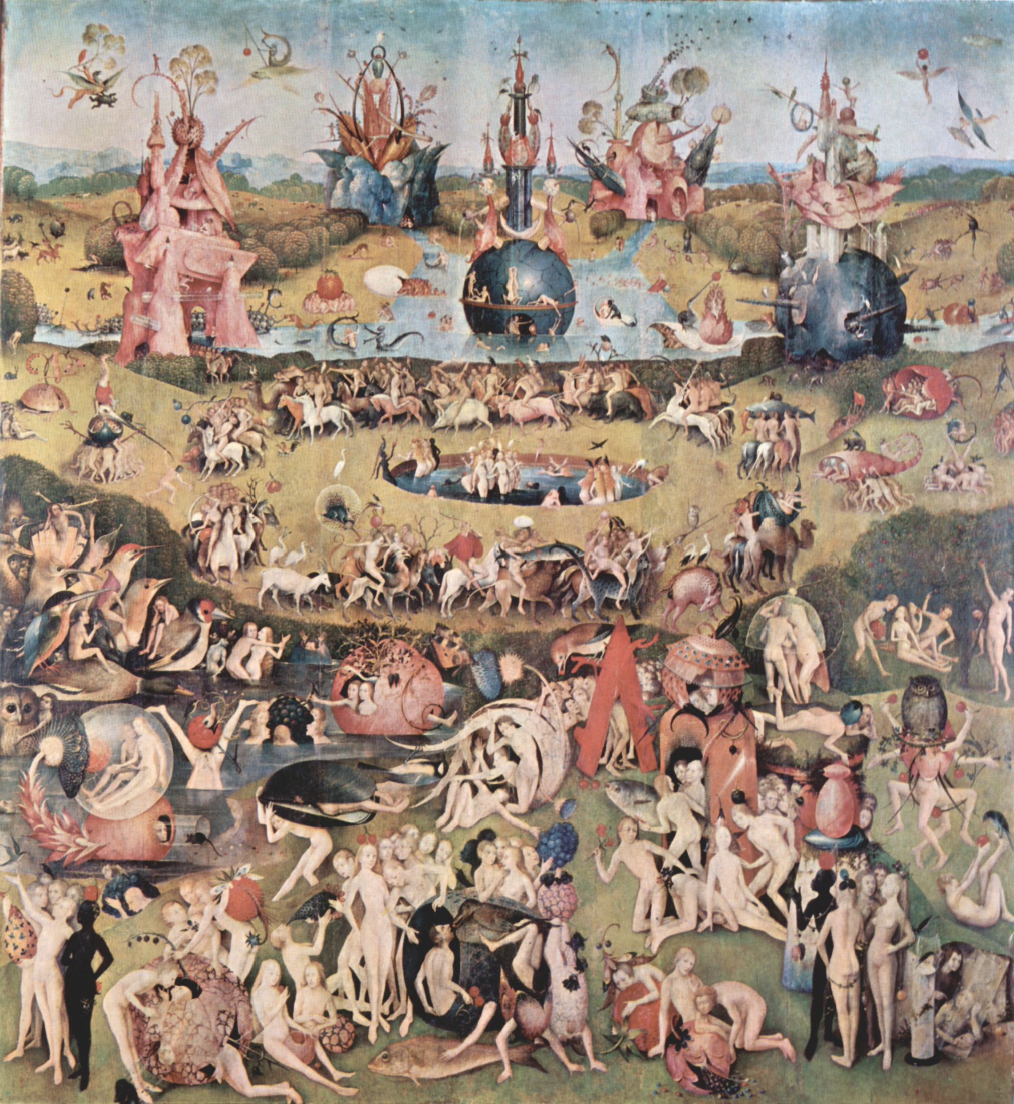 Der Garten Der Lüste
 Großbild Hieronymus Bosch Der Garten der Lüste