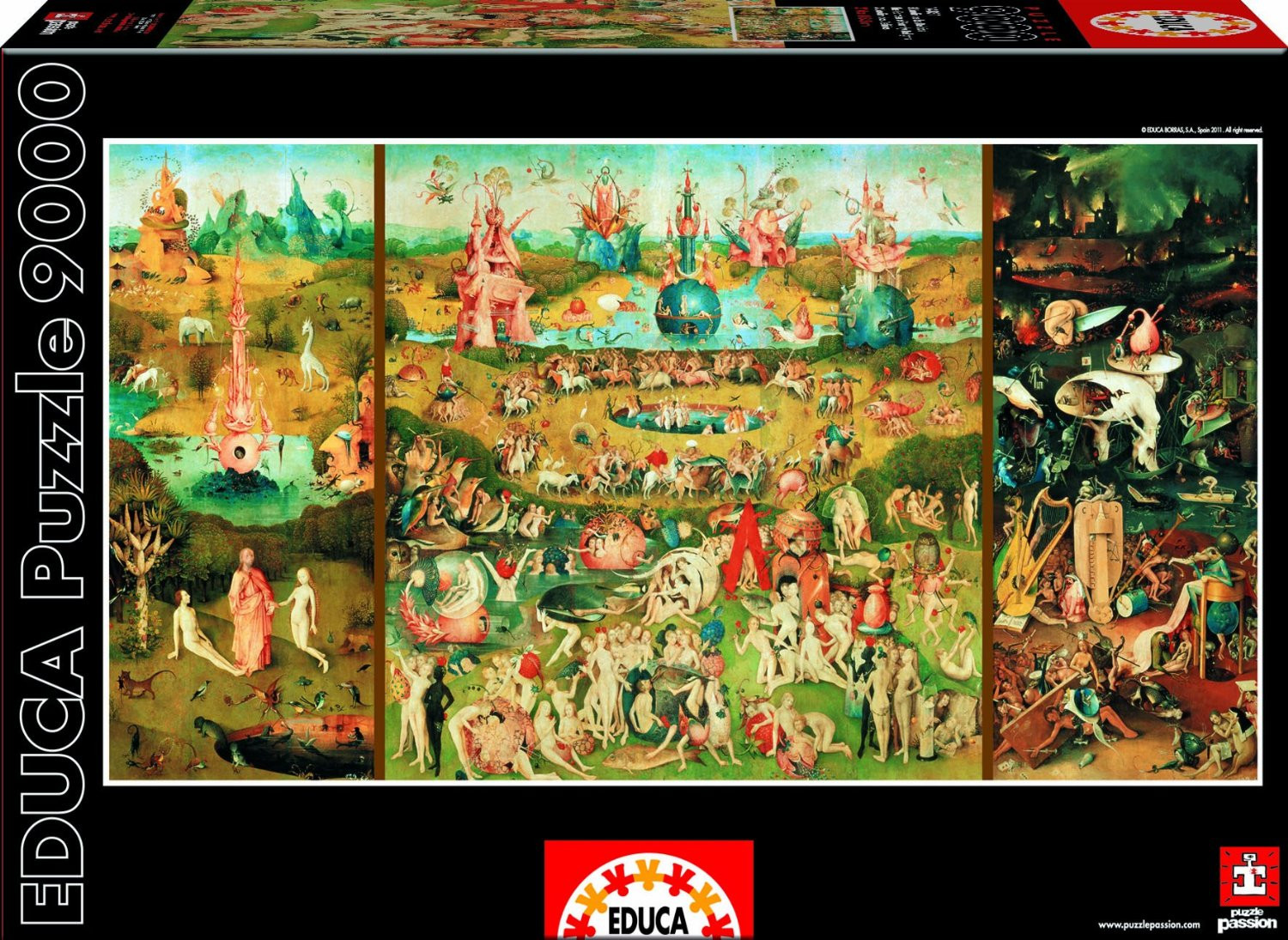 Der Garten Der Lüste
 Hieronymus Bosch Der Garten der Lüste 9000 Teile