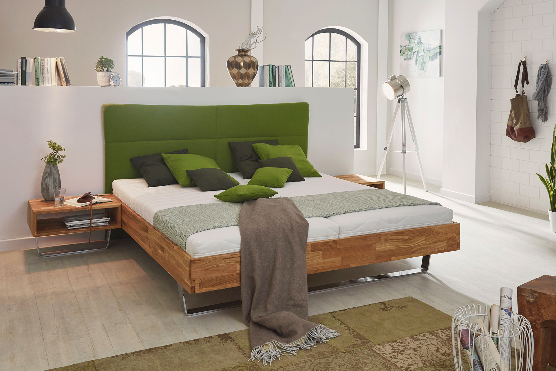 Design Betten
 Design Kollektion Stilvoll verpackte Schlafoasen