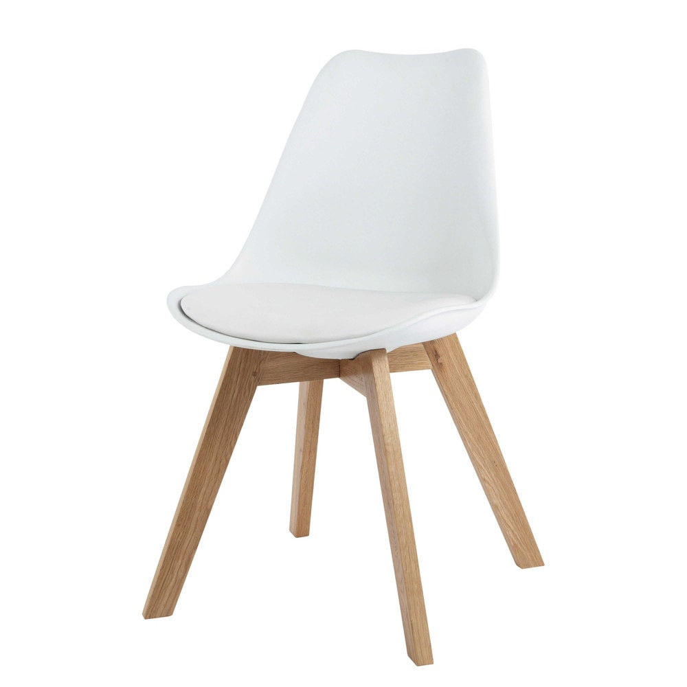 Design Stuhl
 Skandinavischer Stuhl weiß Ice