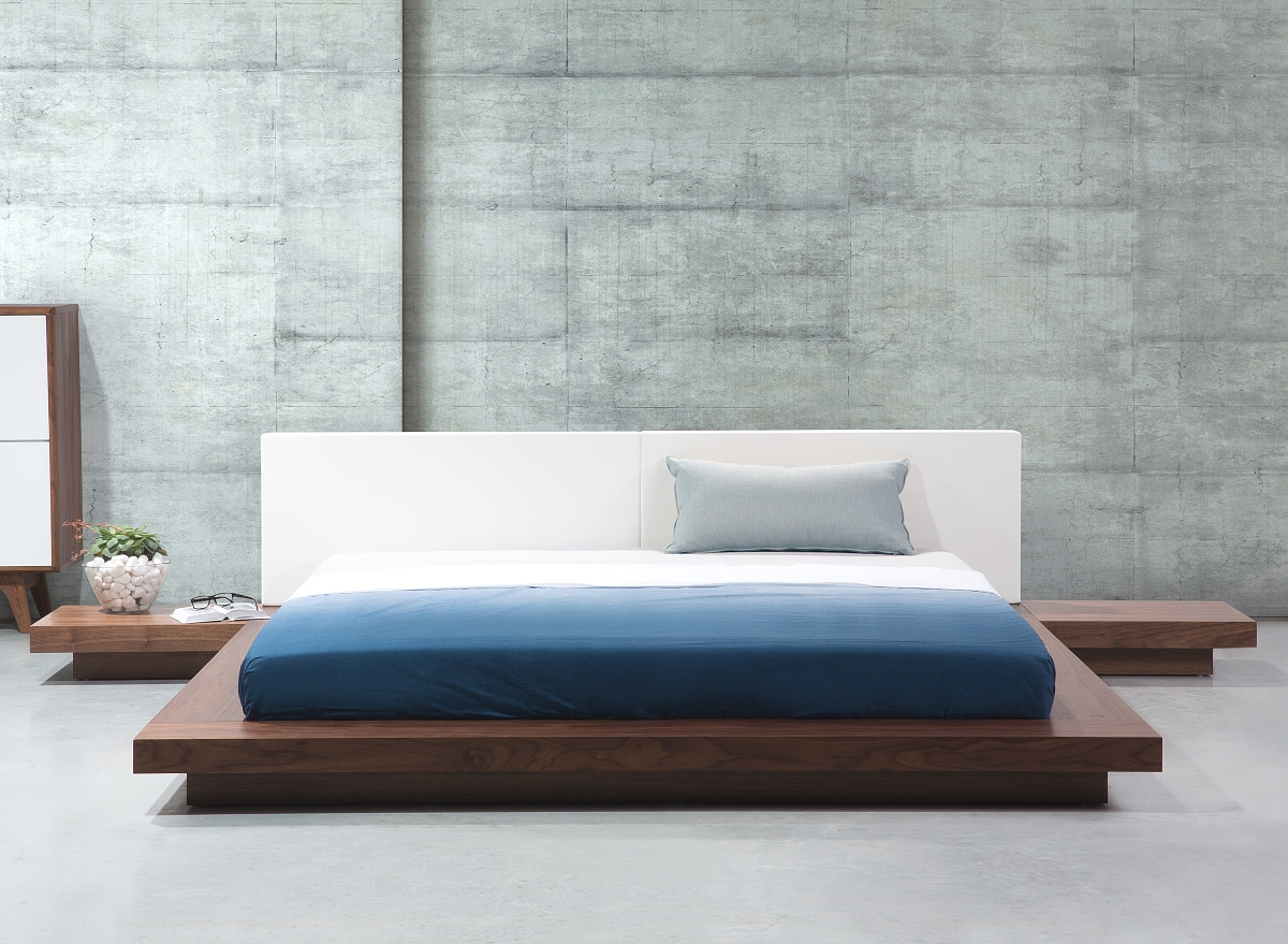 Designer Bett
 Japanisches Designer Holz Bett Japan Style japanischer