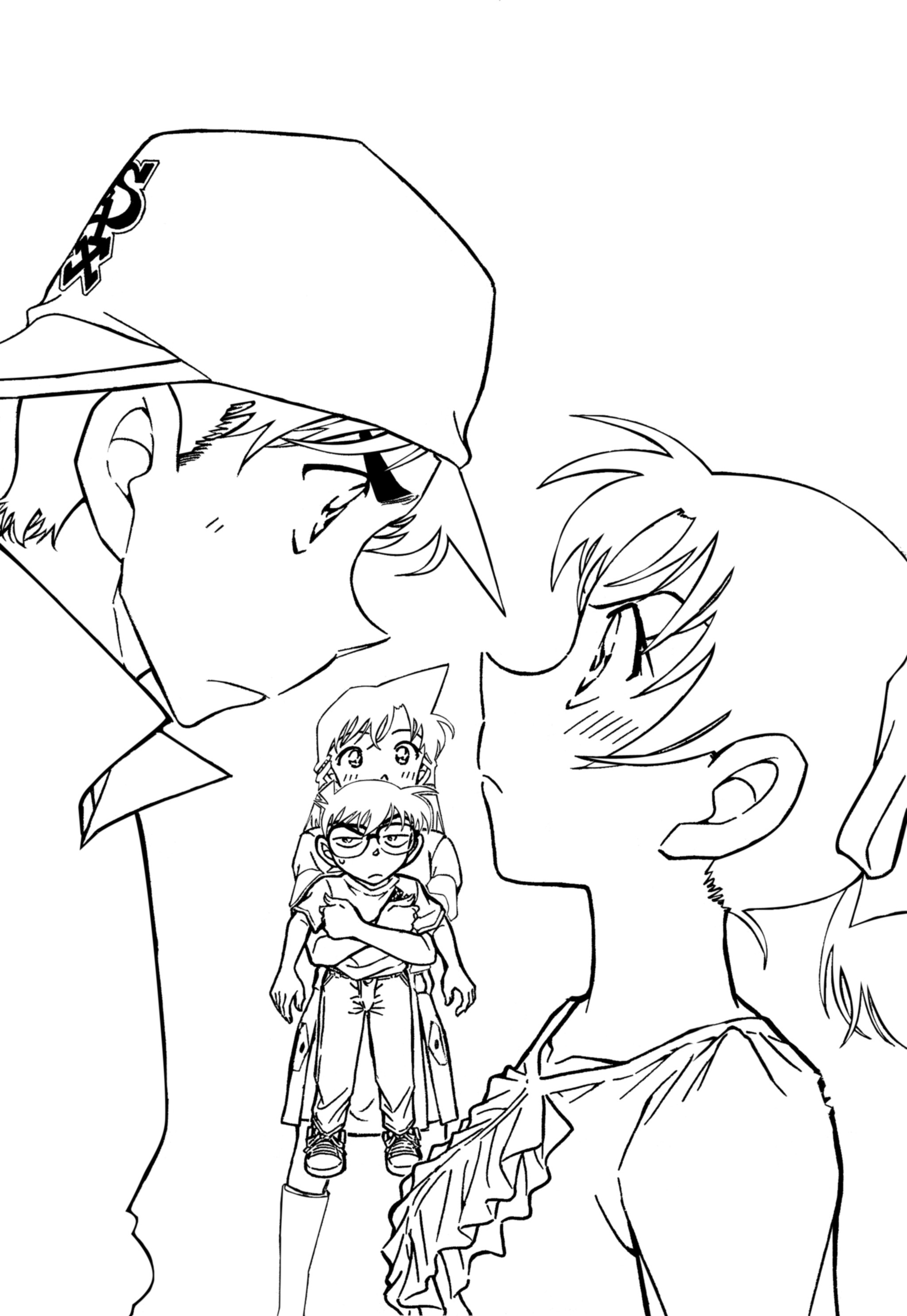 Detektiv Conan Ausmalbilder
 detective conan coloring pages copy connor – Free Printables