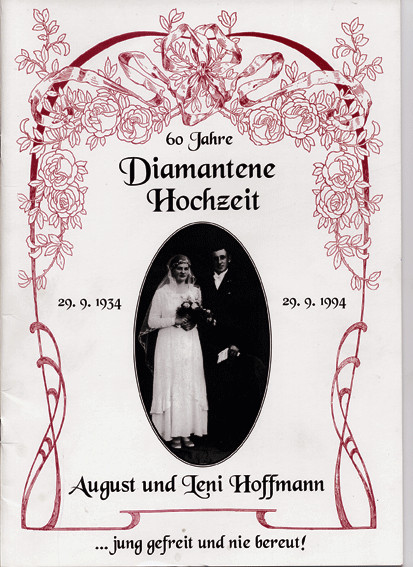 Diamantene Hochzeit Gedicht
 Die diamantene Hochzeit