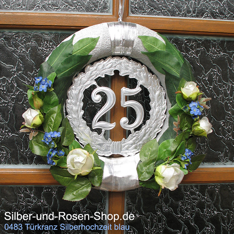 Diamantene Hochzeit Türkranz
 Türkränze für alle Anlässe Silber und Rosen Shop