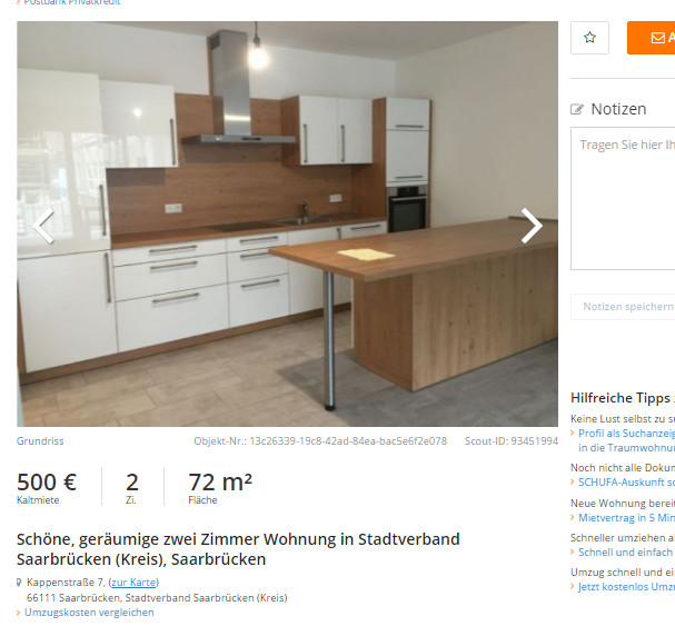 Die Wohnung 72
 wohnungsbetrug sebastian burke skybetcarrers