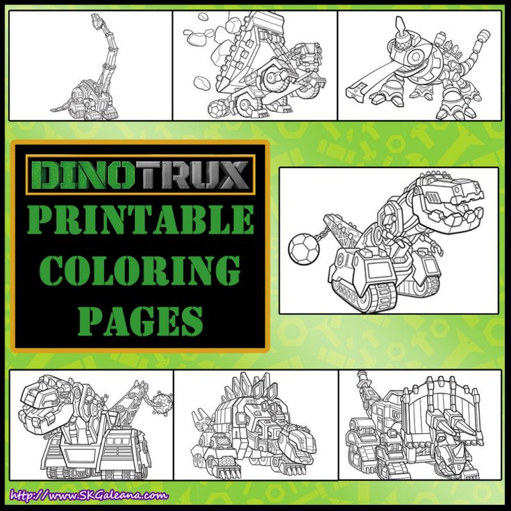 Dino Trucks Ausmalbilder
 Dinotrux printable coloring pages