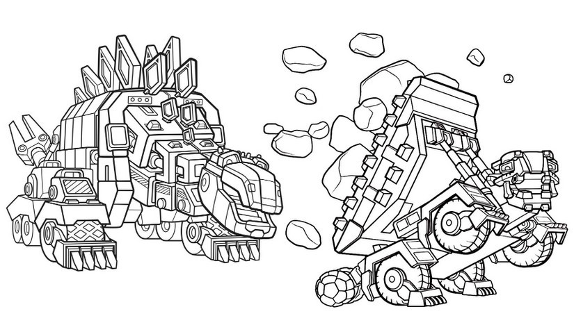 Dino Trucks Ausmalbilder
 Dinotrux Coloring Pages Coloring Pages