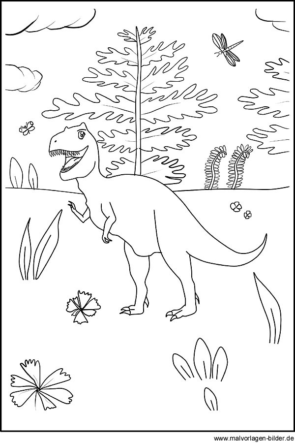 Dinos Ausmalbilder
 Kostenlose Ausmalbilder von Dinosaurier und Dinos