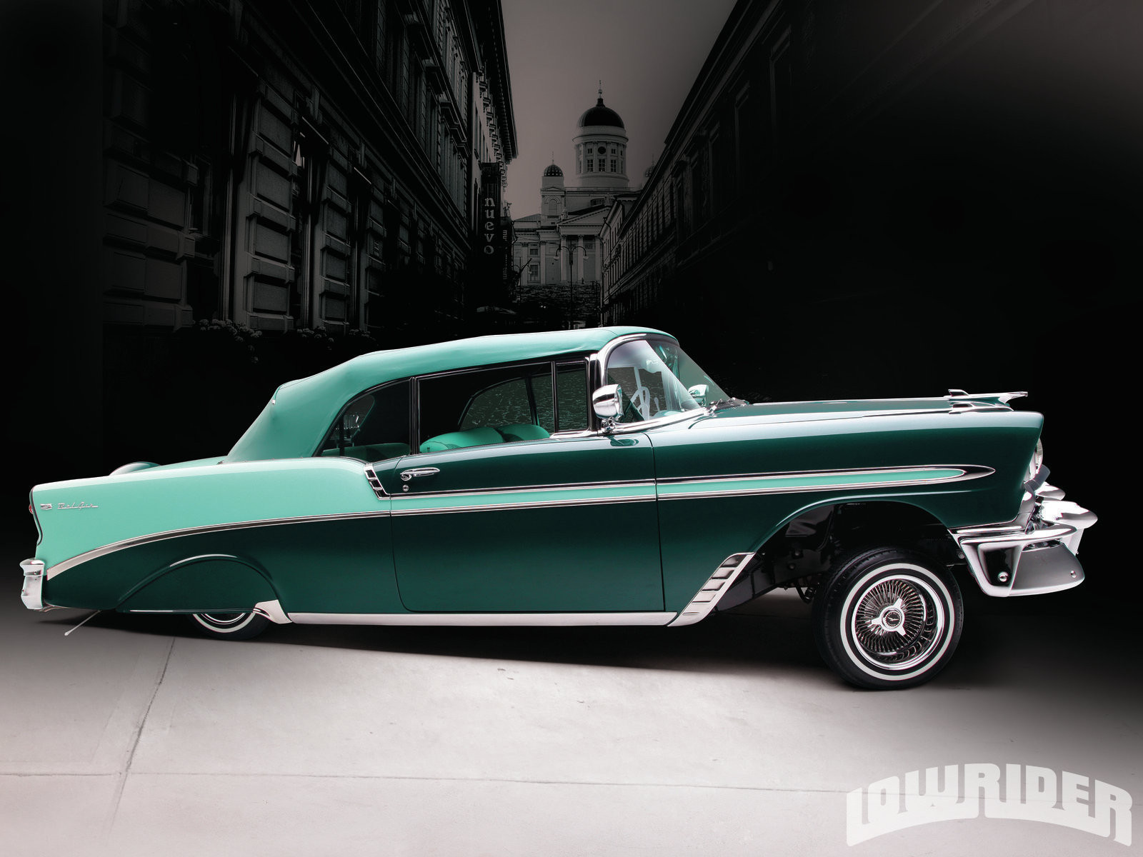 Disco Bel Air
 1956 Chevy Bel Air Convertible Lowrider Magazine