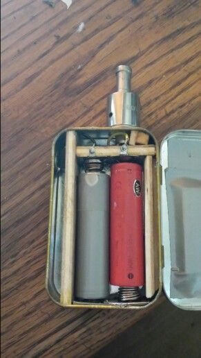 Diy Box Mod
 First DIY Altoids box mod Not too shabby