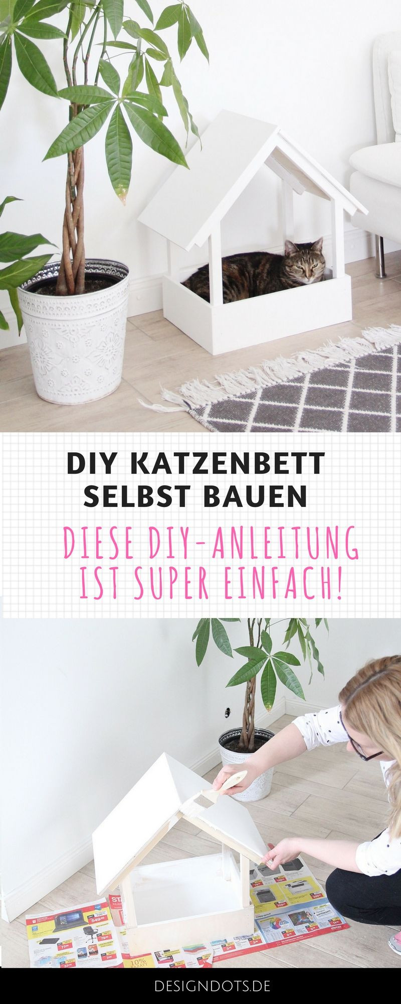 Diy Katzenmöbel
 DIY stillvolles Katzenbett selbst bauen