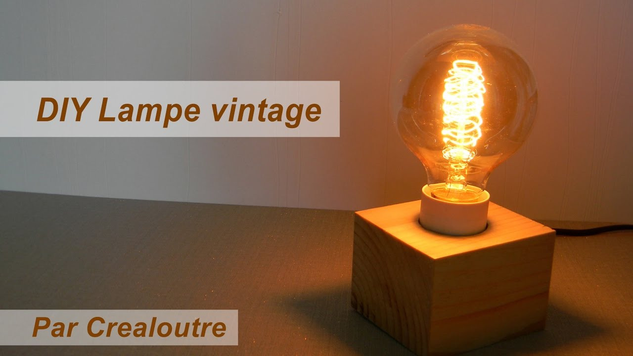 Diy Lampe
 DIY Lampe vintage rétro