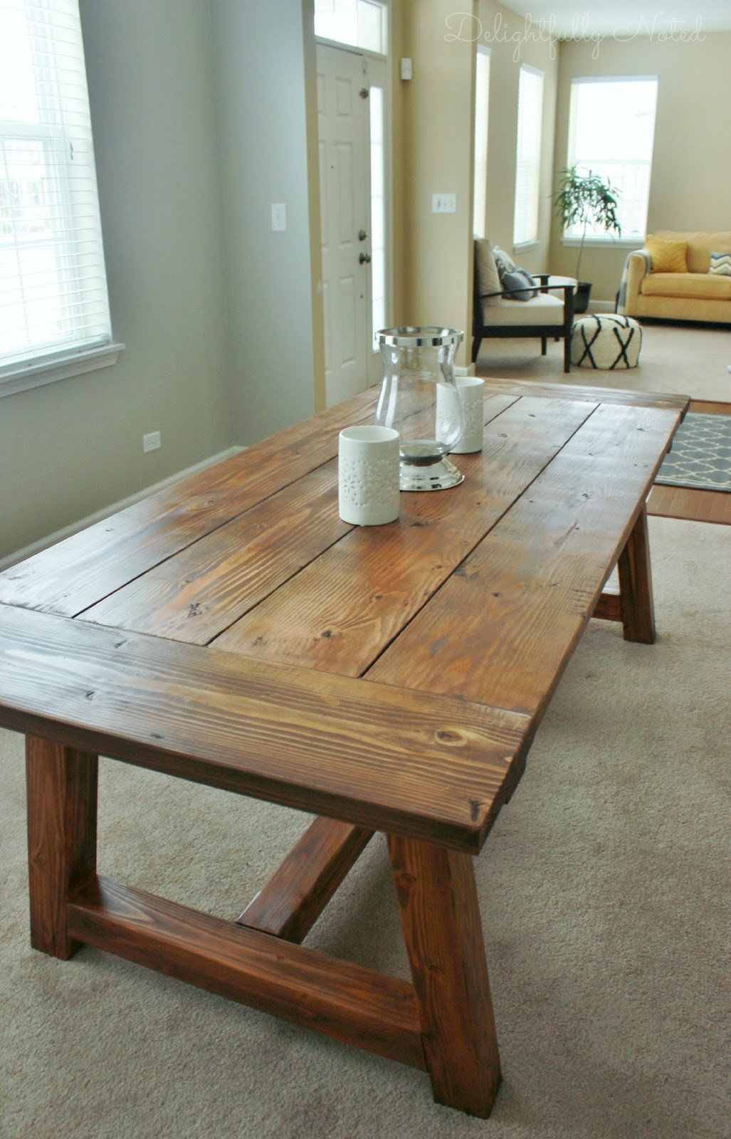 Diy Table
 Holy Cannoli We Built a Farmhouse Dining Room Table