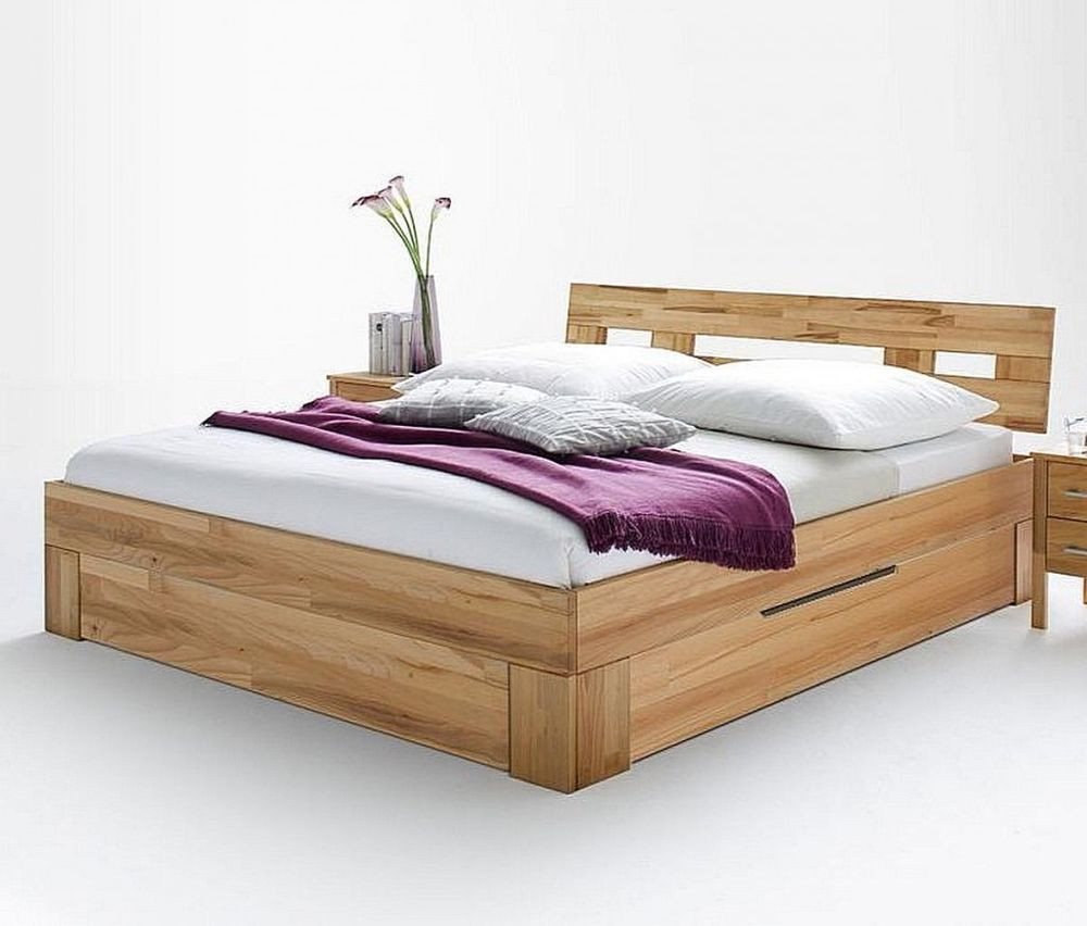 Doppelbett 160x200
 Doppelbett 160x200 mit 2 Schubladen Bett Funktions Holz