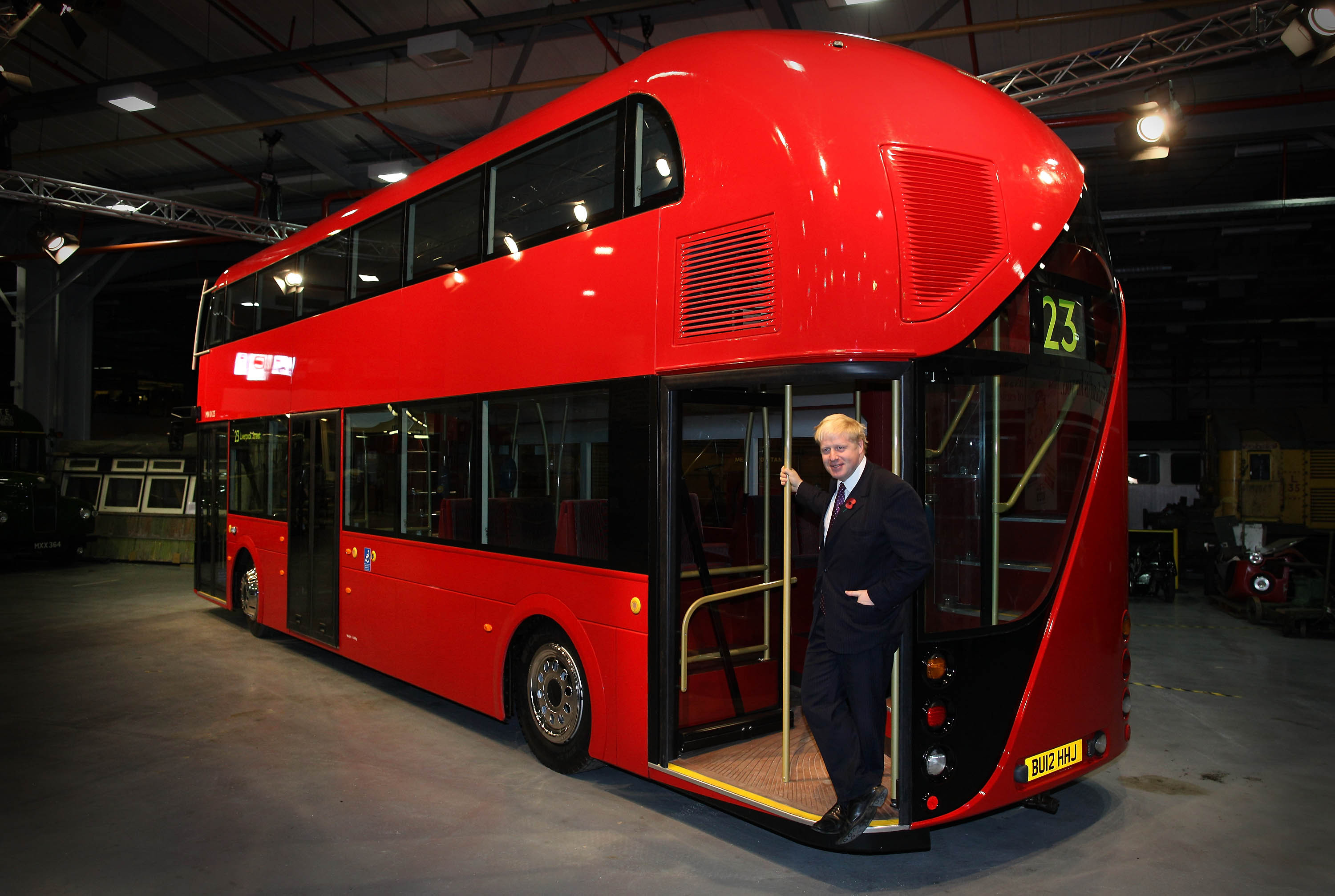 Double Decker
 Boris Johnson unveils Ballymena built double decker