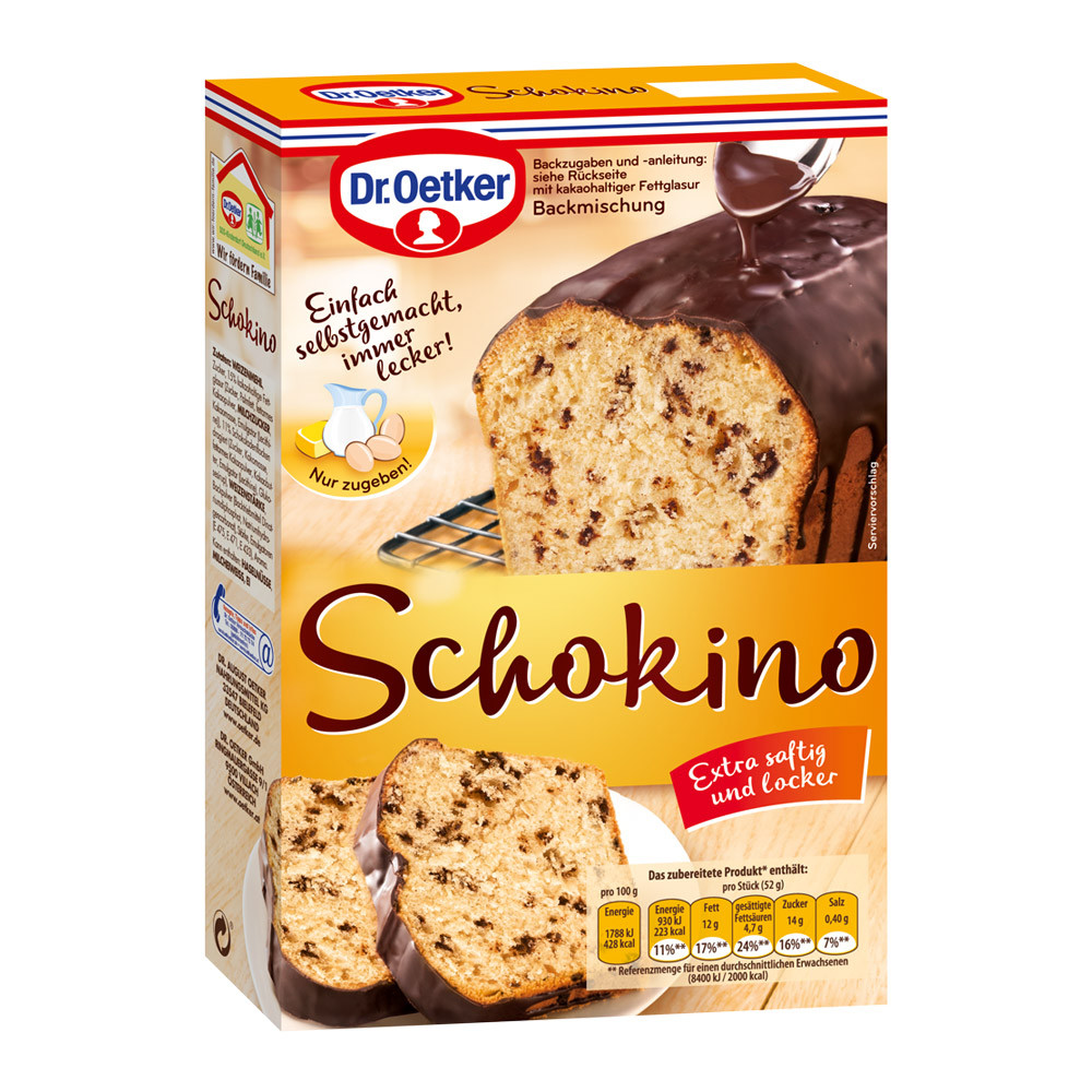 Dr Oetker Kuchen
 Schokino Kuchen Kastenkuchen