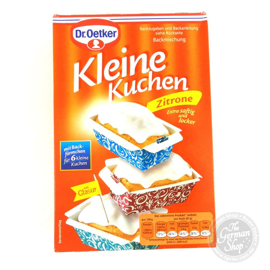 Dr Oetker Kuchen
 Dr Oetker kleine Kuchen Zitrone little cakes lemon