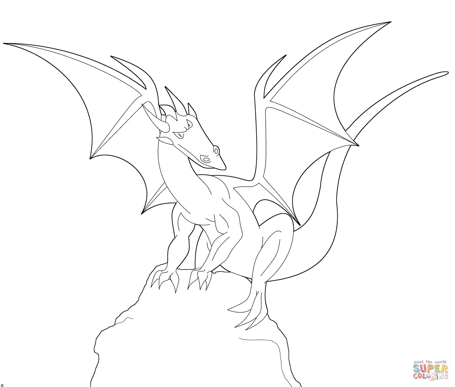 Dragons Ausmalbilder
 Dragon Looks Suspicious coloring page