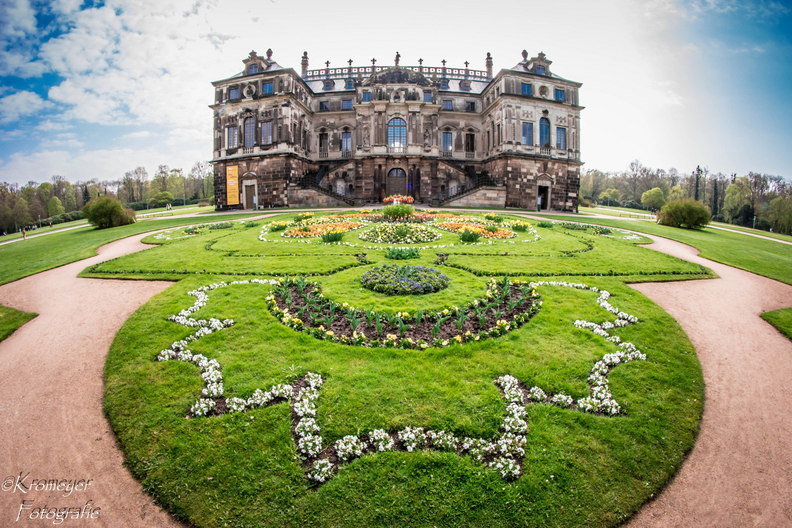 Dresden Großer Garten
 Palais Schloss Großer Garten Dresden Foto & Bild