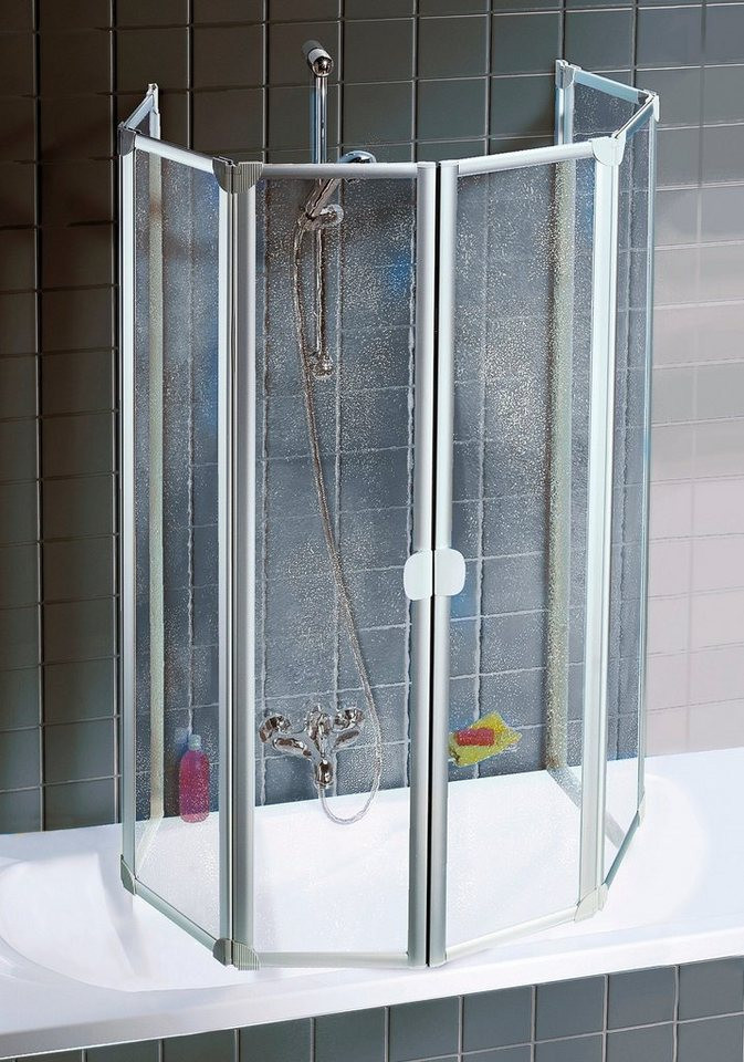 Duschwand Badewanne
 SCHULTE Wannenfaltwand Einfach ohne Bohren