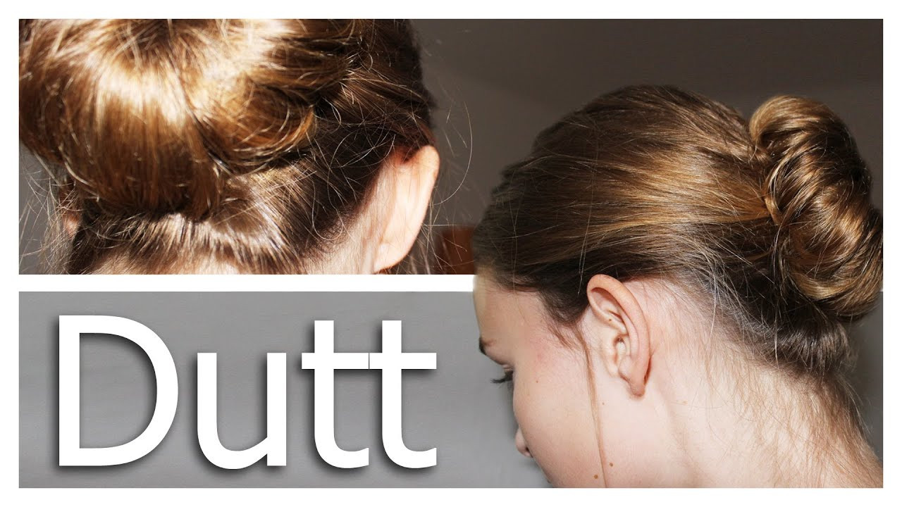 Dutt Frisuren Mit Duttkissen
 Haare Dutt mit Kissen für schulterlanges Haar Low Bun